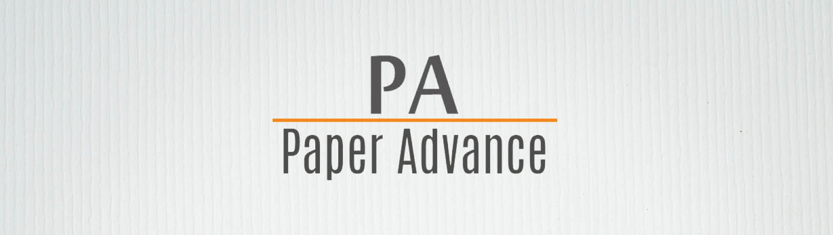 Paper Advance News Section Header