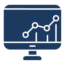 Tiger Icons Stock Market Navy